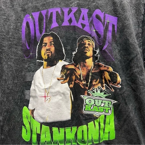 Outkast Stankonia Graphic Band Tee Vintage Rap T Shirt Hip Hop Streetwear Size M - Picture 2 of 4